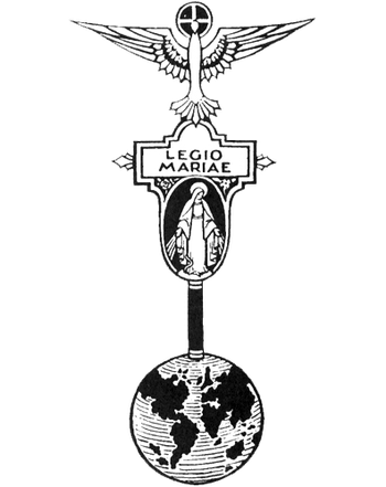 Logo for the Legion of Mary
